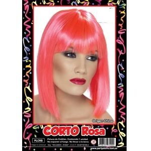 Peluca Corta Rosa PLCRS