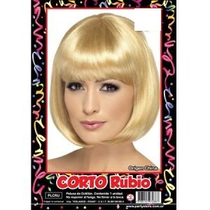 Peluca Corta Rubia PLCRU