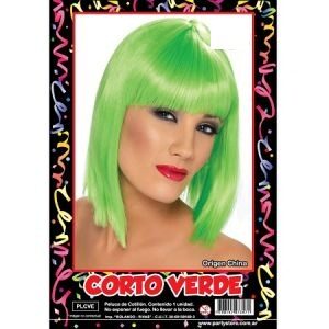 Peluca Corta Verde PLCVE