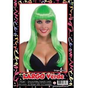 Peluca Largo Verde PLLVE
