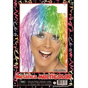 Peluca Metalizada Multicolor PMMU