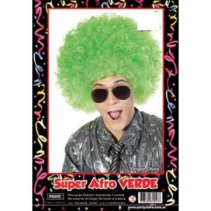 Peluca Super Afro Verde PSAVE
