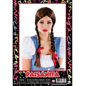 Peluca Paisanita Colegiala PSP18