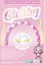 Globby KIT "Baby Shower NENA" 64 piezas GLK BSM