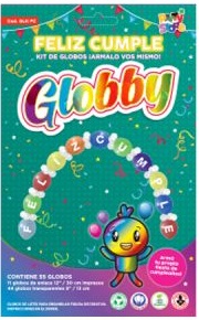 Globby KIT "Feliz Cumple" 55 piezas GLK FC