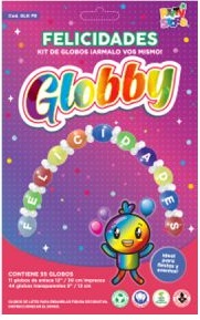 Globby KIT "Felicidades" 55 piezas GLK FE