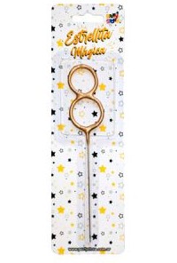 Velas Sparkles N°8 Doradas VNEDO8