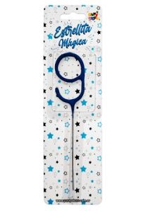 Velas Sparkles N°9 Celeste VNECE9