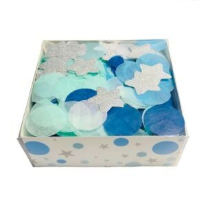 Confetti Combinación Estrella-Cajita PVC CO10