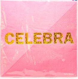 Servilletas Celebra Rosa x 12un DSE072