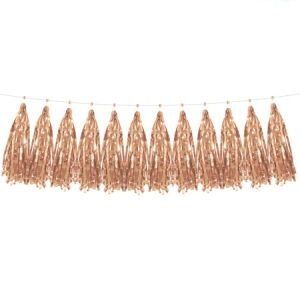 Borlas Rosa Gold - 36 piezas 300cm GUT088
