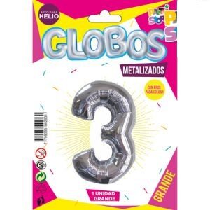 Número 3 Plata Grande Party GMGP3