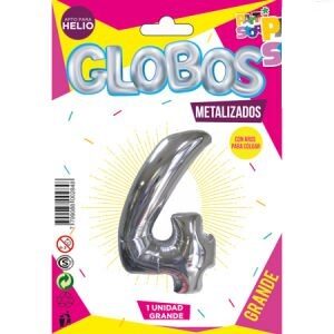 Número 4 Plata Grande Party GMGP4