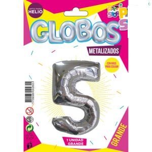 Número 5 Plata Grande Party GMGP5