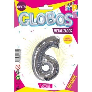 Número 6 Plata Grande Party GMGP6