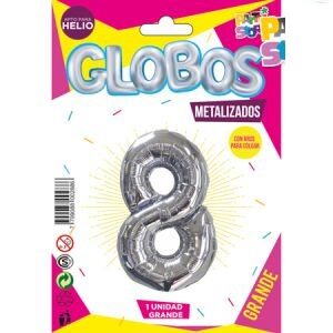 Número 8 Plata Grande Party GMGP8