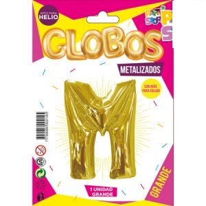 Letra M Dorado 34" GMGDM