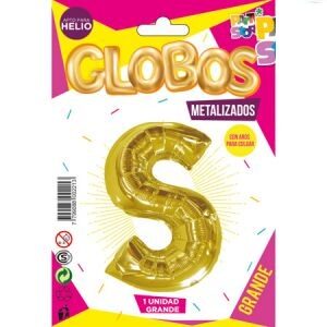 Letra S Dorado 34" GMGDS