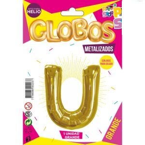 Letra U Dorado 34" GMGDU