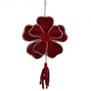 Flor Roja/Dorada c/Borla 34x20,5x20 NA53