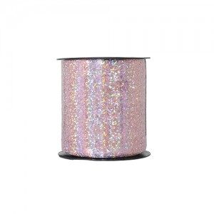 Cinta para Globos Holografica ROSA 25mts x 5mm GLHHRS