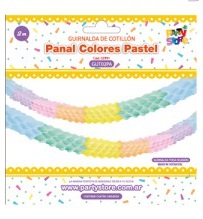 Guirnalda Panal Pastel GUT02PA