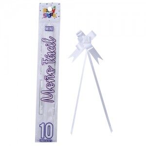 Moño Fácil Mini Blanco x 10un. REMFMIBL