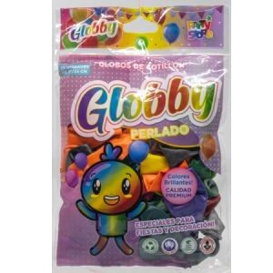 Globby 9" Perlado Colores Surtidos - Bolsita x 25 u. GL9P SU