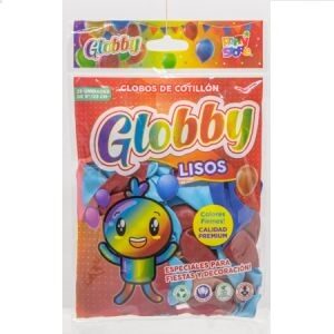 Globby  9" Liso Standard Colores Surtidos- Bolsita x 25 u. GL9S SU