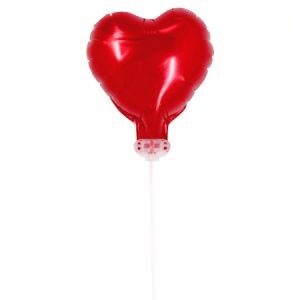 Mini Globo Metalizado Corazón Rojo GMMCORJ
