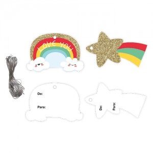 Etiquetas para Regalos *CIELO* 7,5x5cm x18un. RE05