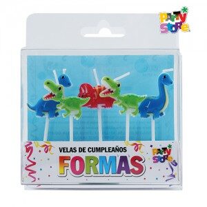 Velas Formas - Set Dino x5un. VS074