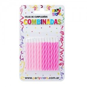 Vela Combinada Rosa VR12RS