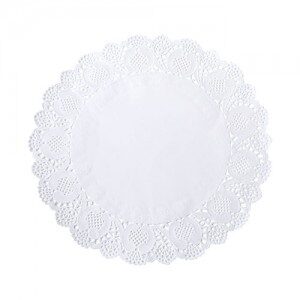 Blonda Redonda Blanca 24cm x 12un. DBLRD-24BL