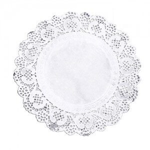 Blonda Redonda Plateada 29cm x 12un. DBLRD-29PL