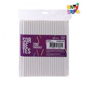 Sorbetes Blanco Liso x200 DSPP093-200