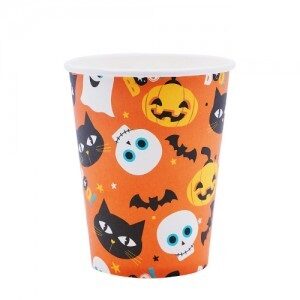 Vaso "BOO HALLOWEEN" x6un. DVA020-2