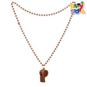 Collar de Cuentas Silbato Naranja AC157