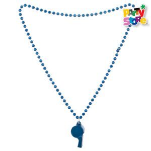 Collar de Cuentas Silbato Azul AC156
