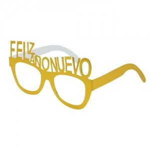 Lente Feliz Año Dorado x 4u LEPFA