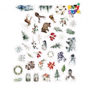 Stickers Invierno x40 stickers STSA