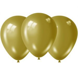 Globo 12" Metalizado DORADO x 25u  GL12M DO