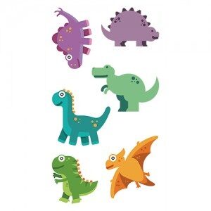 Tatto Temporal Dinosaurios STT074