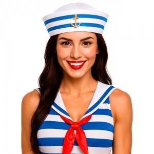 Gorro Marinero con Rayas GO176