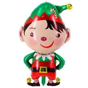 Globo Elfo Navideño Metalizado GMF039-2