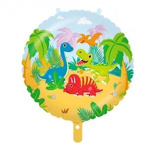 Globo DINO Redondo en Blíster GMF074-3