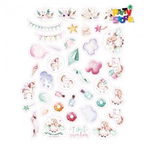 Stickers Unicornios x40 stickers STS014