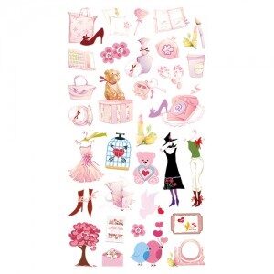 Stickers Love is in the Air x40 stickers STSE