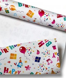 Pap de Regalo Happy Birthday 70x100 x 10 un PR12