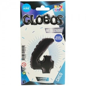 Número 4 Negro 14" Party en Blister GMCNG4